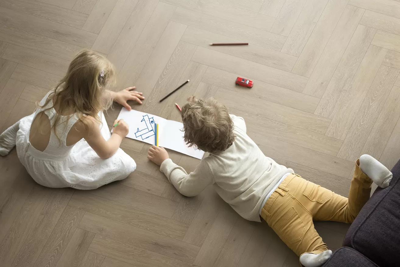 We saw an opportunity to create a better floor.
We chased a dream and created a whole new category along the way. As the innovators of COREtec®, the original, 100% waterproof floor, we did just that. Stylish, strong floors that sustain real family lives full of entertaining, kids and pets.
